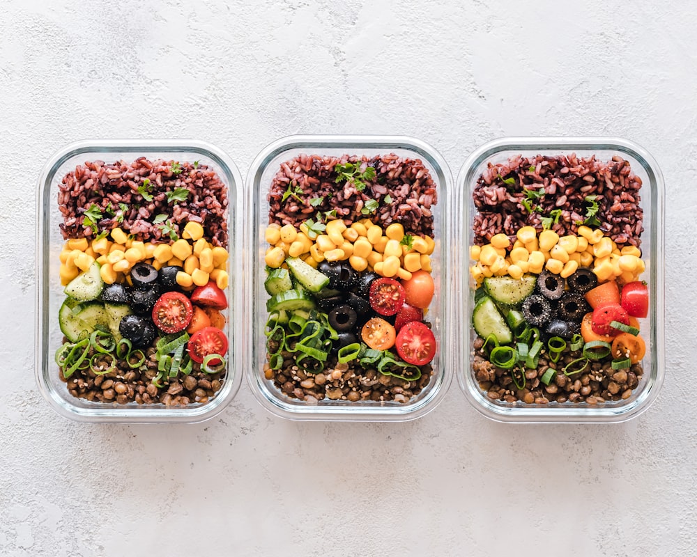 Quinoa salad with fresh vegetables